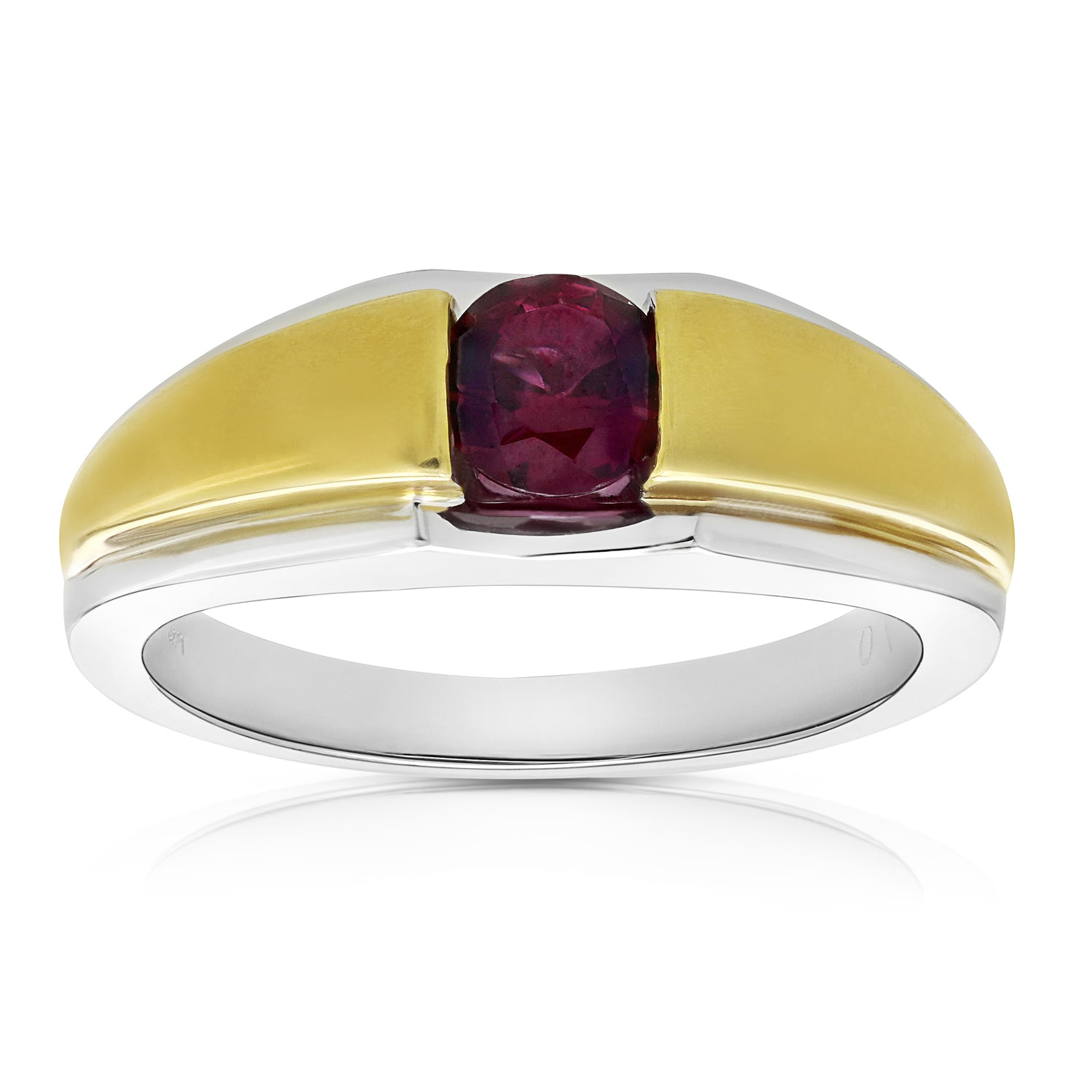 Rhodolite buying Silver Men's Ring, FREE SIZING