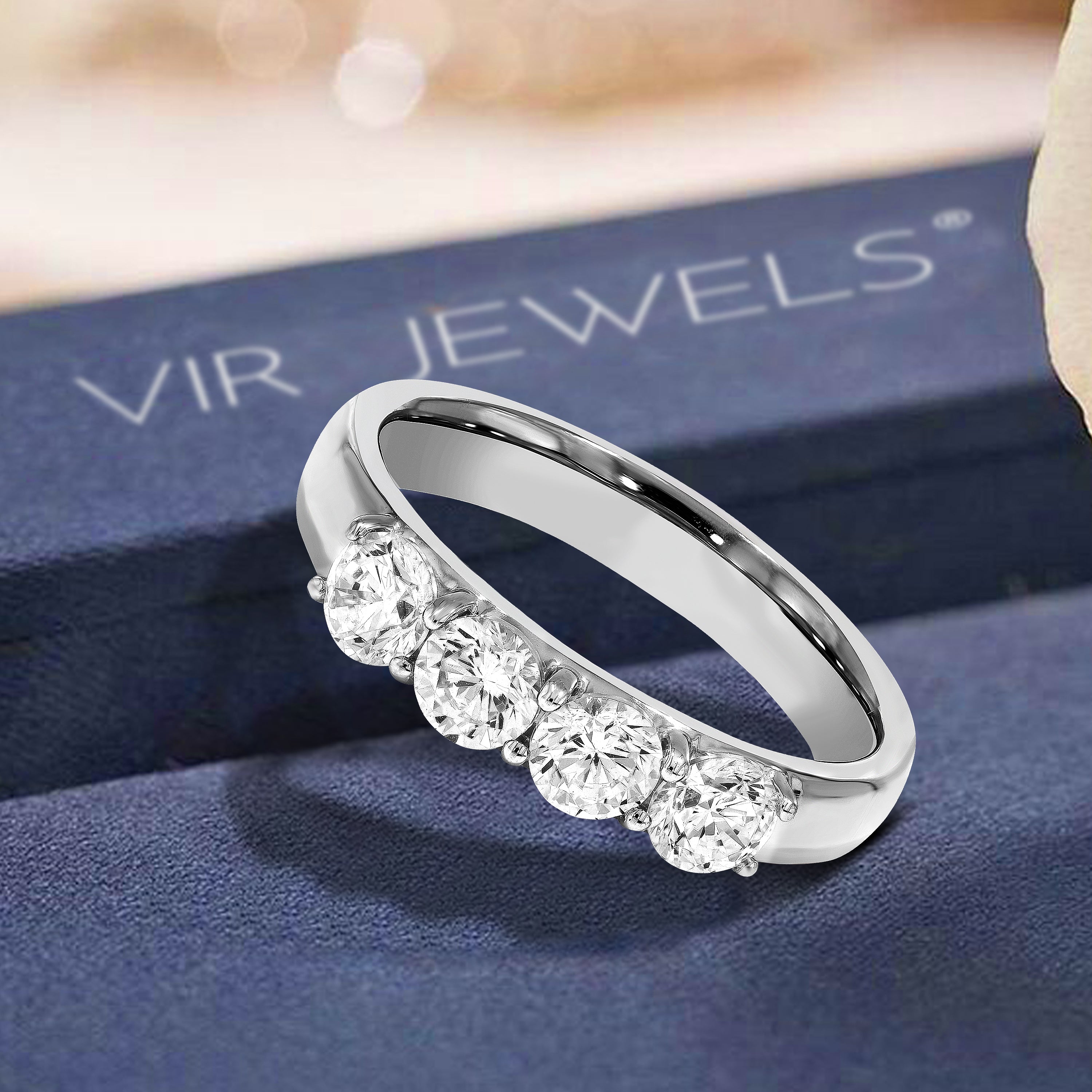 Diamond Anniversary Rings