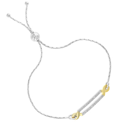 Minimalist Diamond Bolo Bracelet