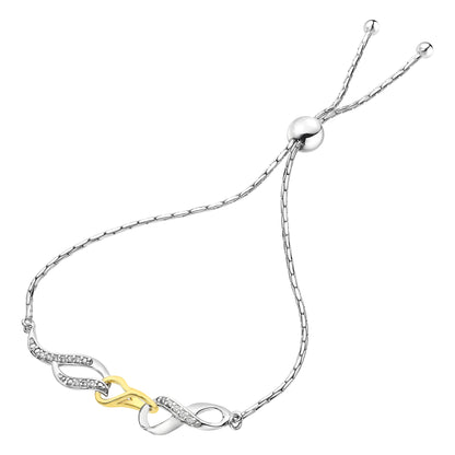 Charm Diamond Bolo Bracelet