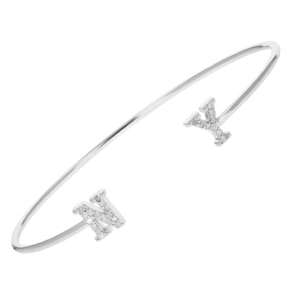 Diamond Cuff Bangle Bracelet