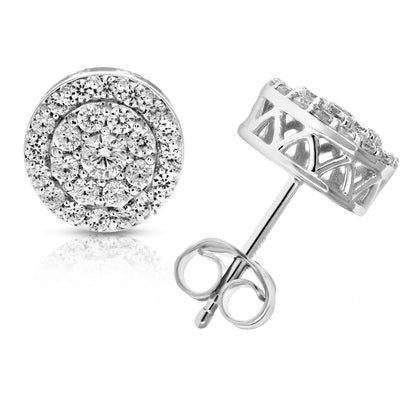 Classic Diamond Stud Earrings