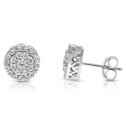 Classic Diamond Stud Earrings