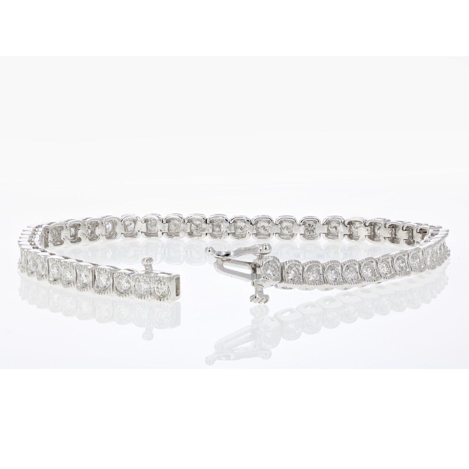 Cushion Shape Tennis Bracelet