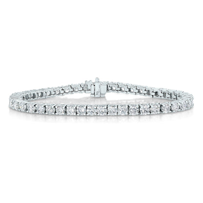 Prong Round Diamond Bracelet