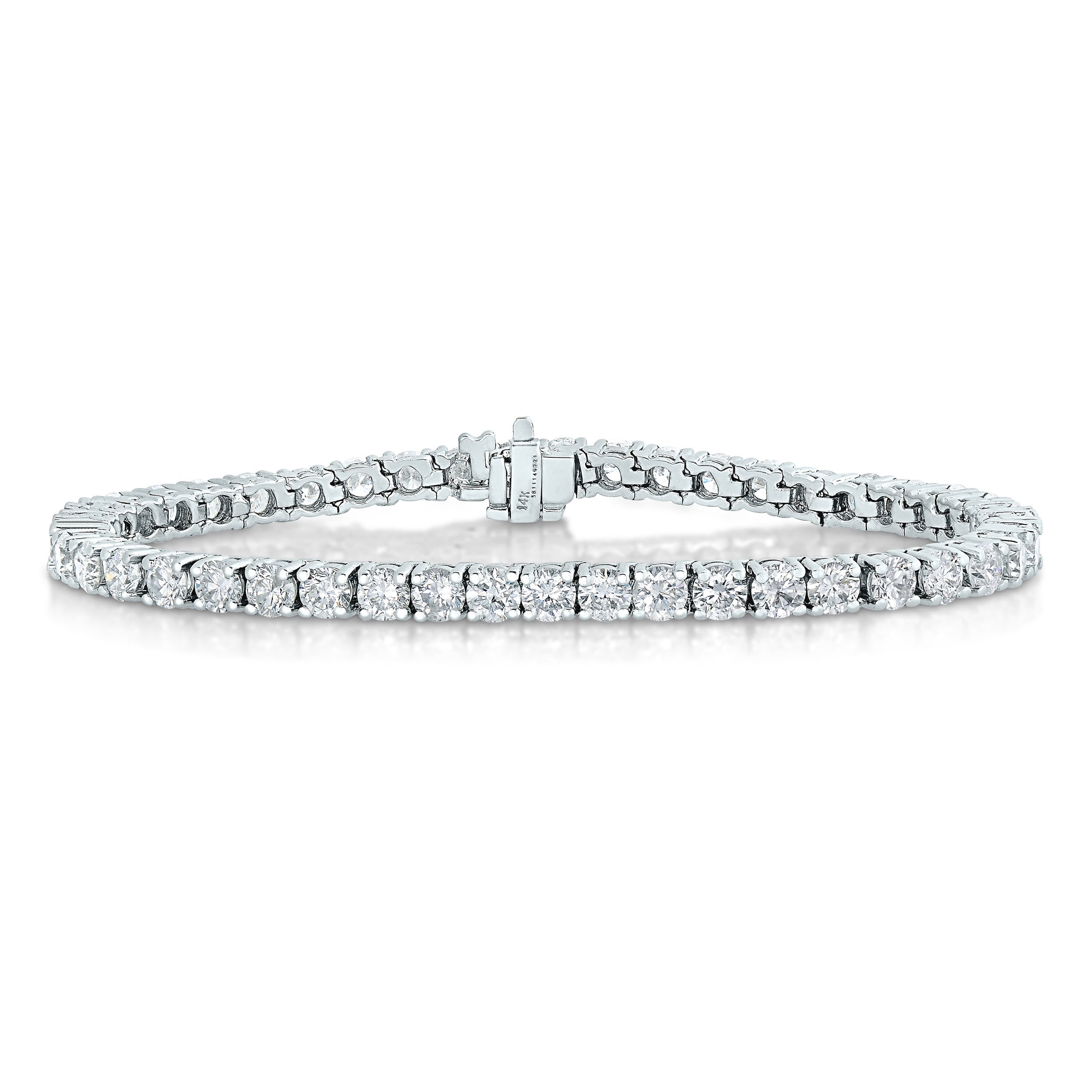 Lab Grown Diamond Tennis Bracelet in 14K White Gold