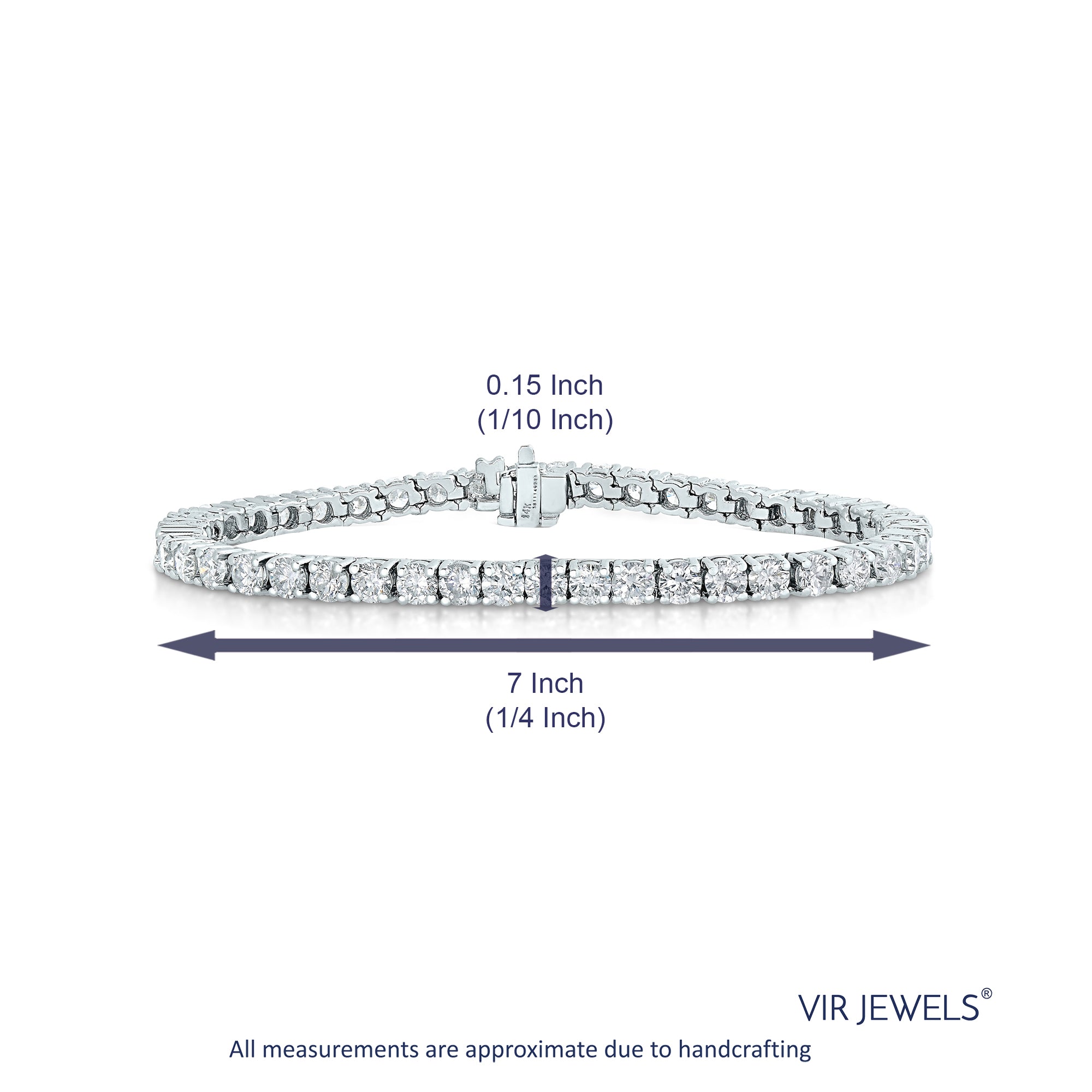 Round Diamond Tennis Bracelet