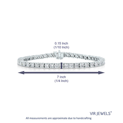 Round Diamond Tennis Bracelet