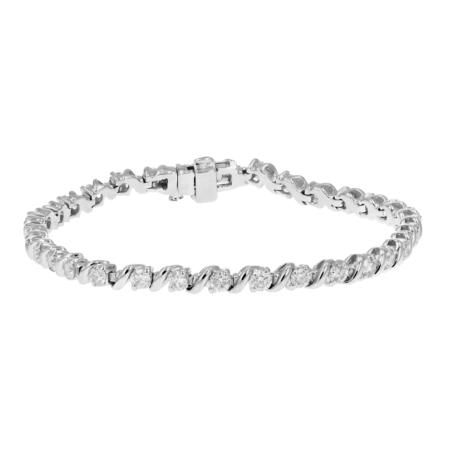 S Link Tennis Diamond Bracelet