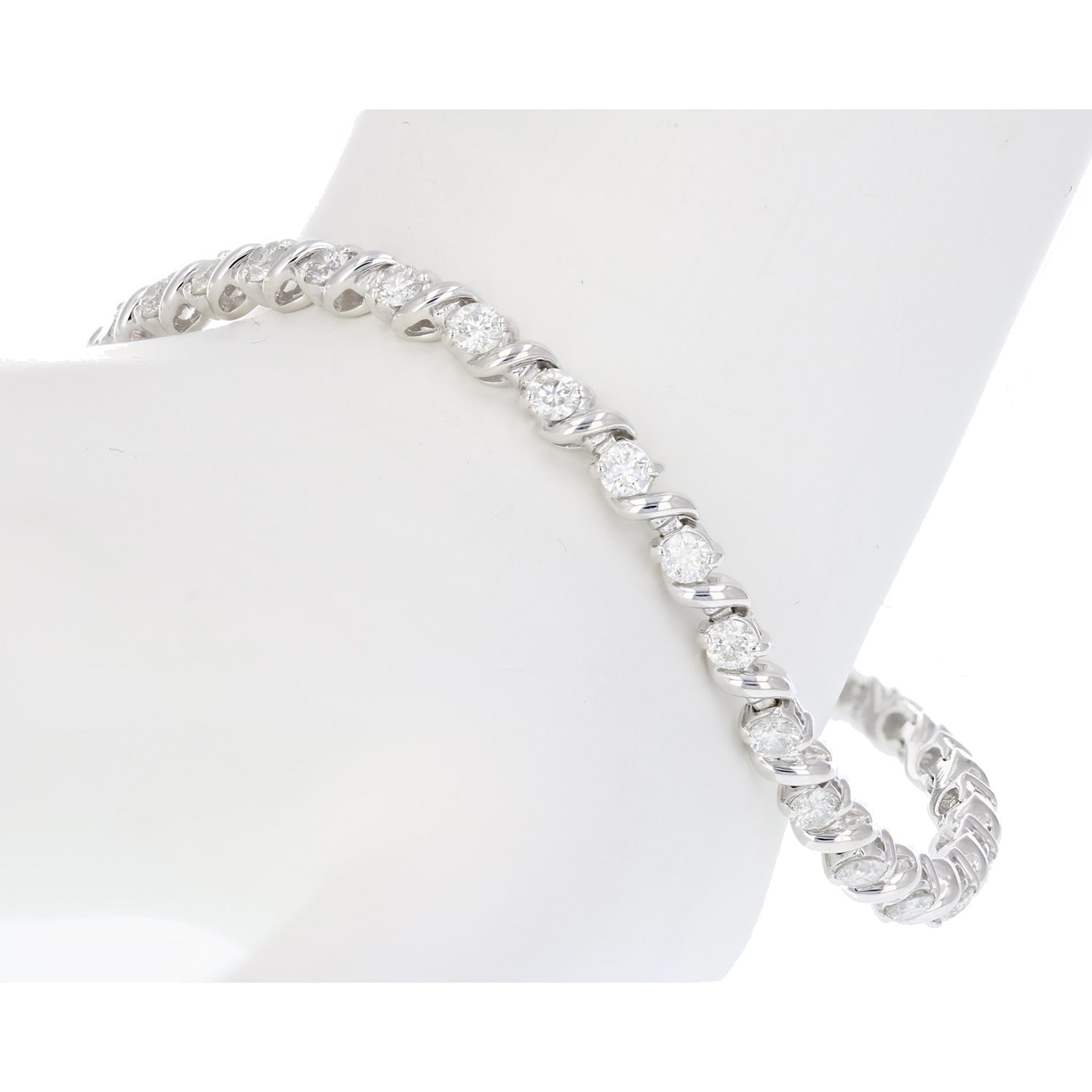 S Link Tennis Diamond Bracelet