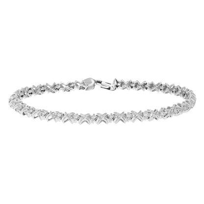 X-O Design Tennis Bracelet