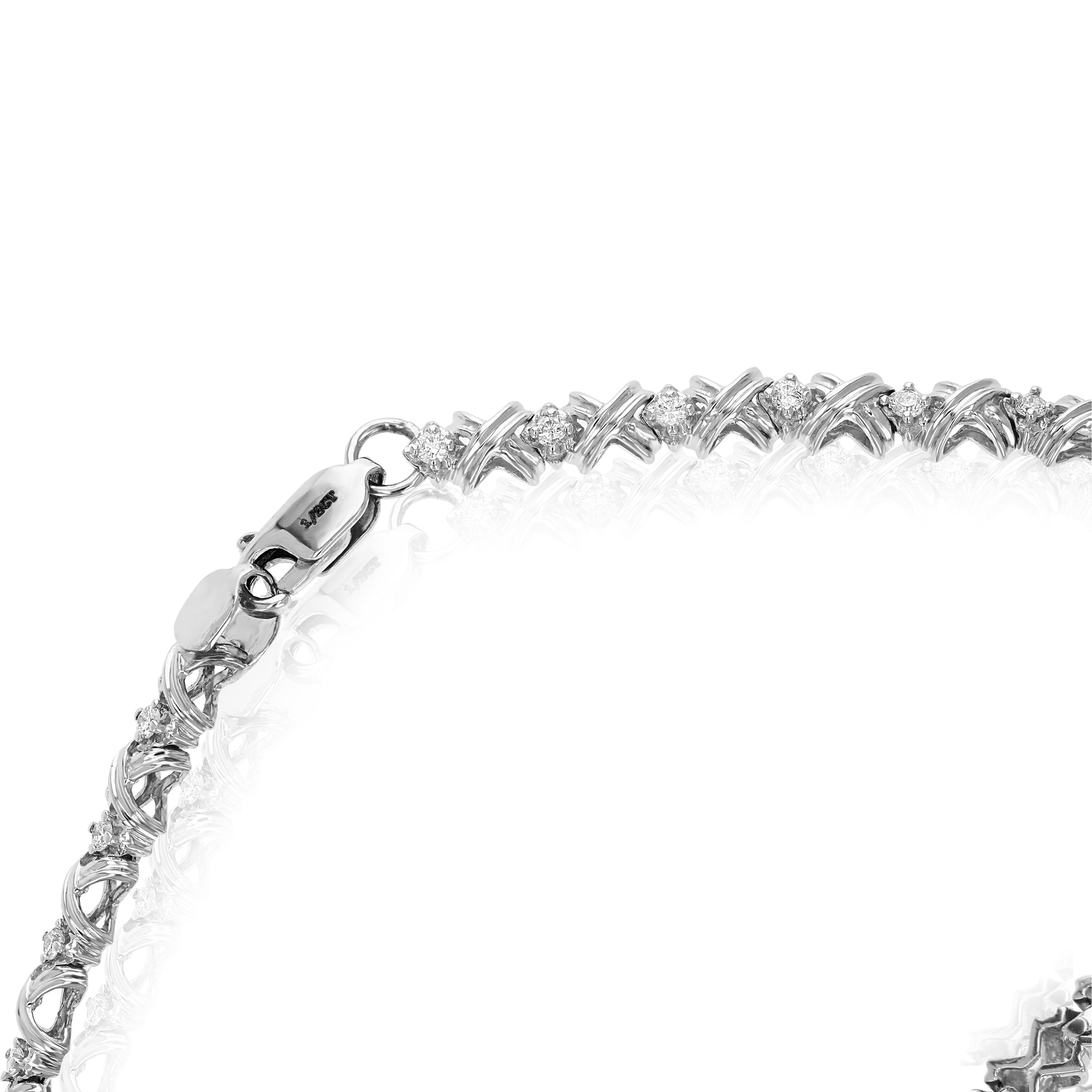 X-O Design Tennis Bracelet