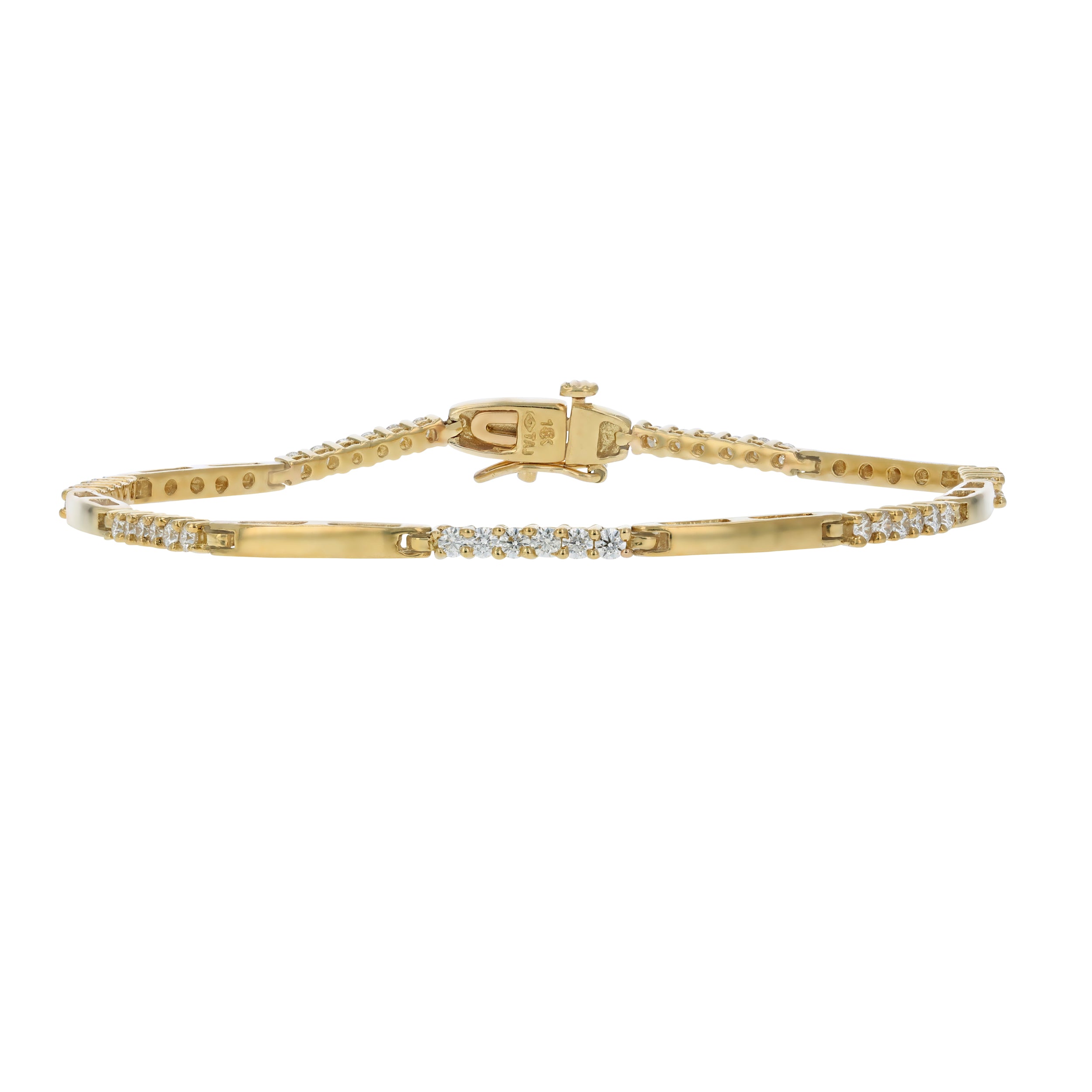 Two Tone Diamond Bracelet