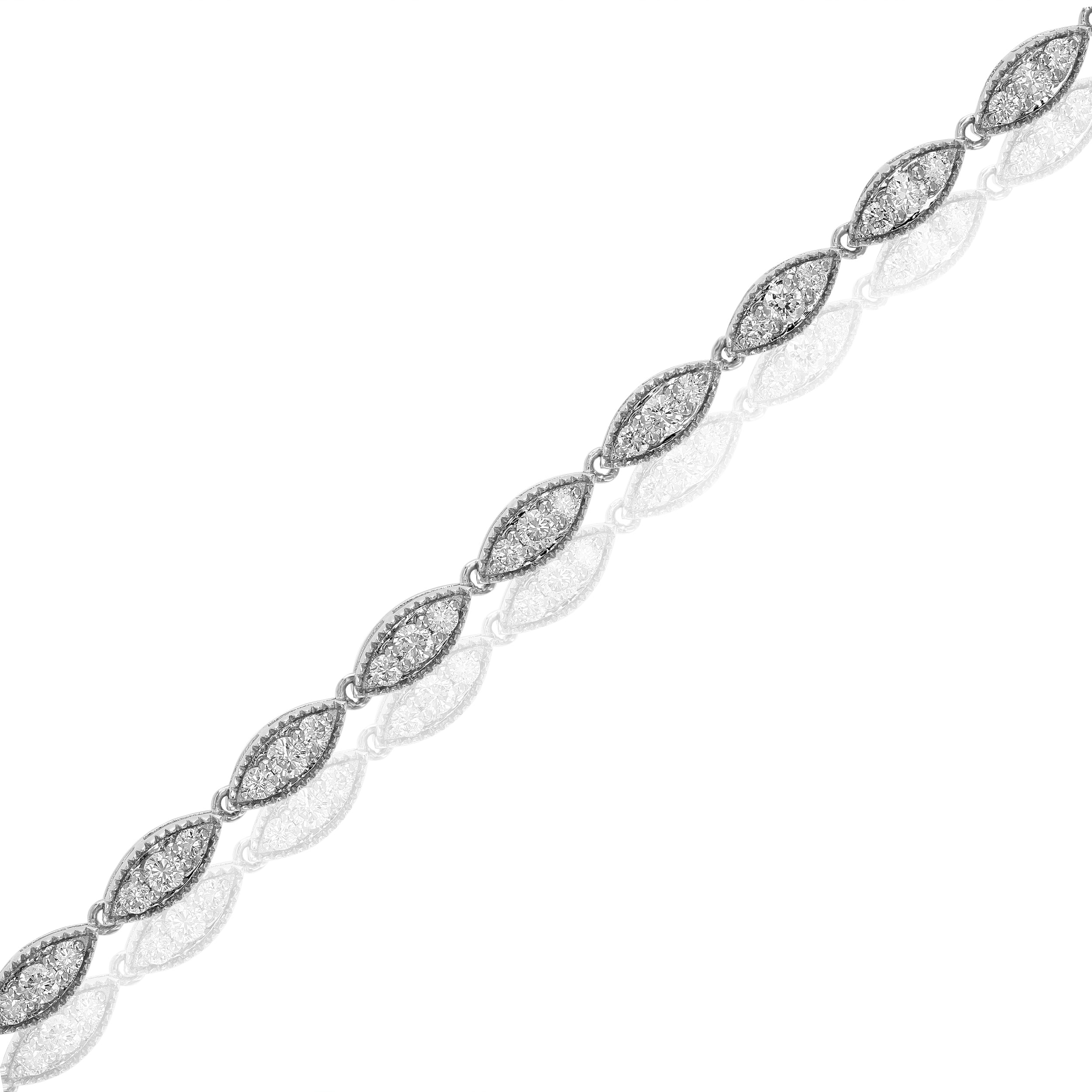 Marquise Design Tennis Bracelet