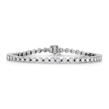 Eight Prong Diamond Bracelet