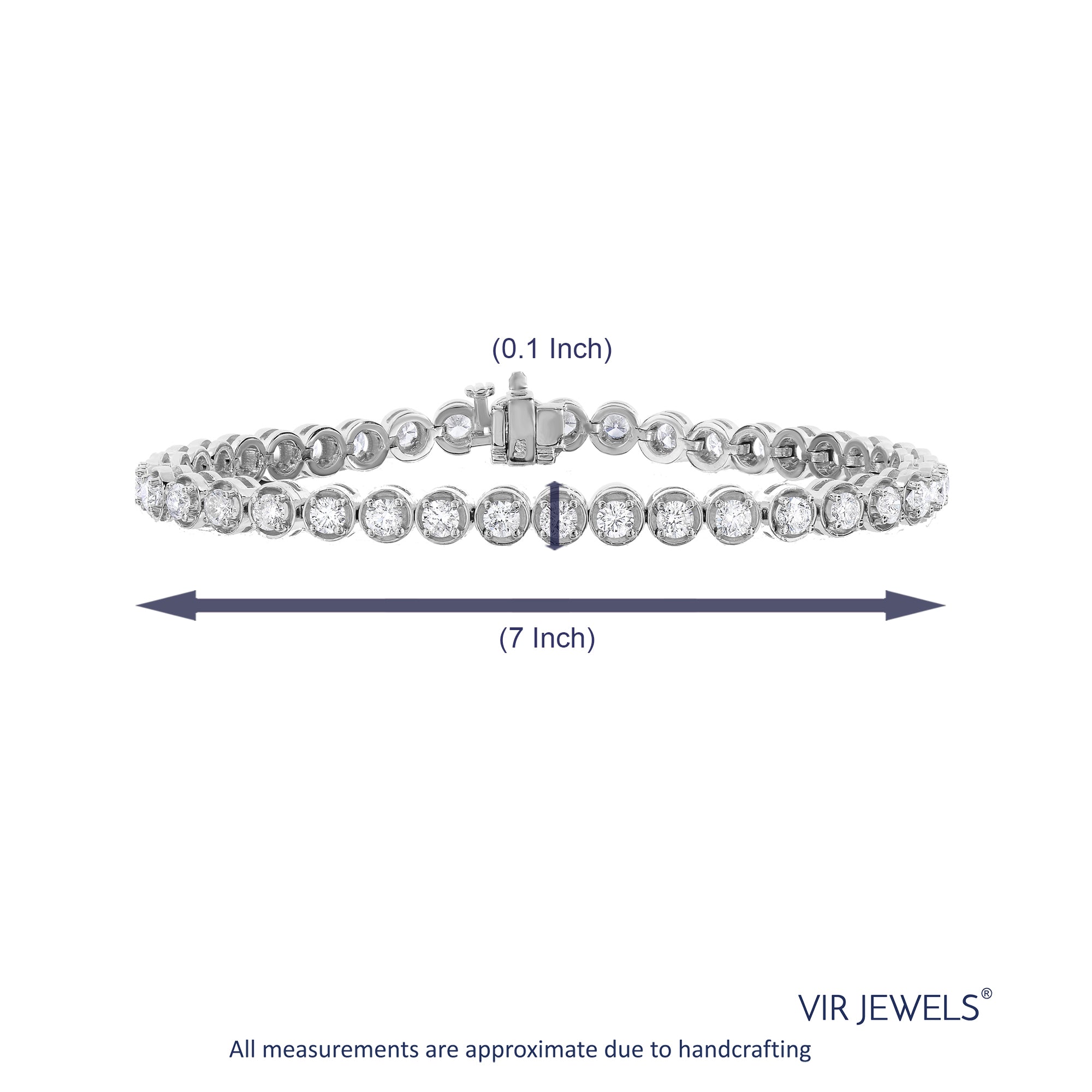 Diamond Round Tennis Bracelet