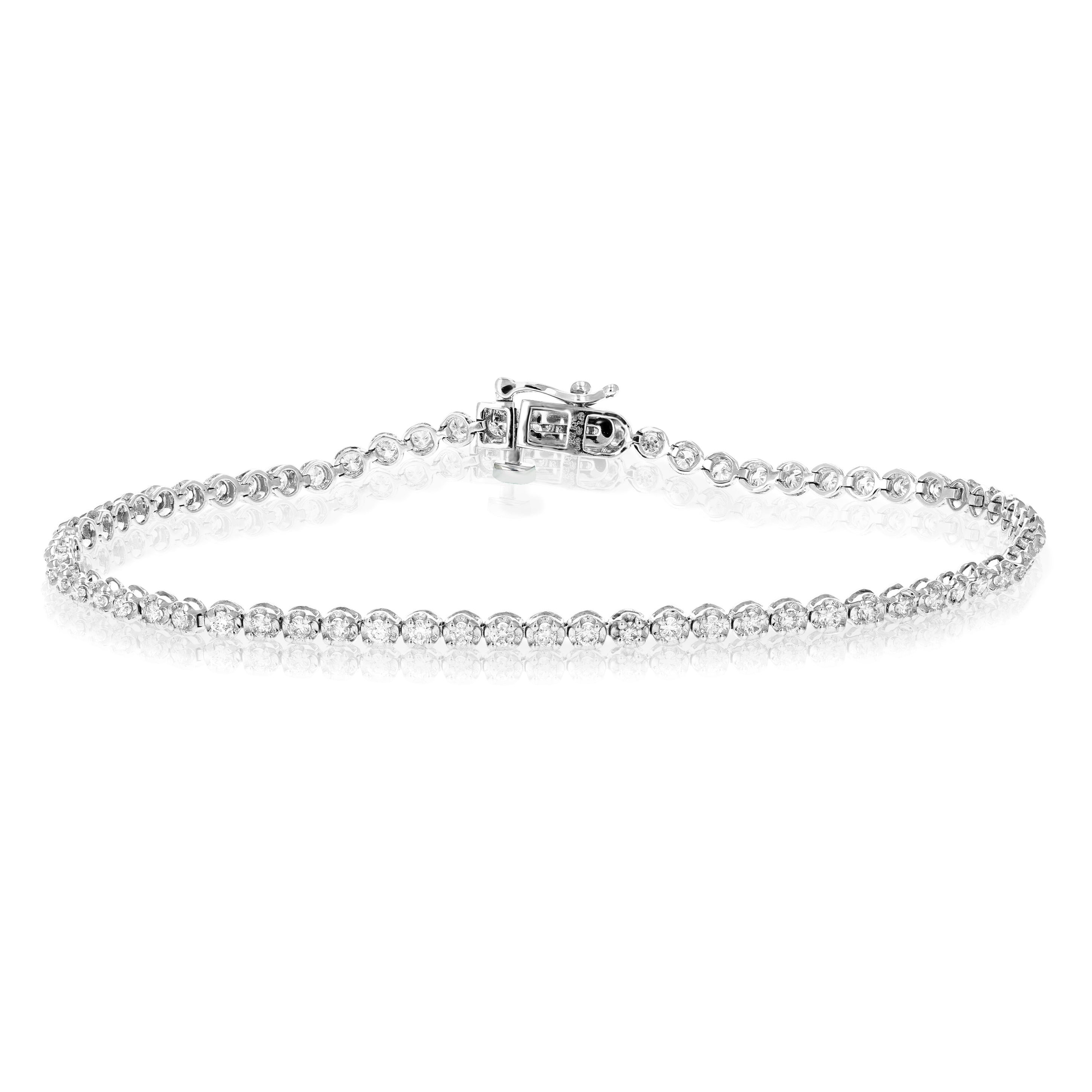 Small Diamond Tennis Bracelet