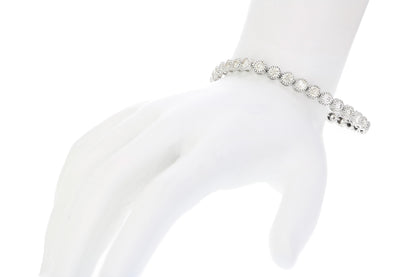 Classic Milgrain Tennis Bracelet