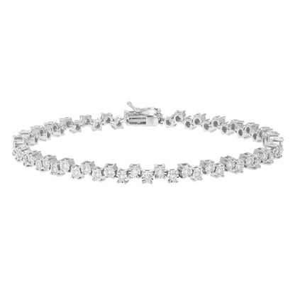 Round Diamond Tennis Bracelet