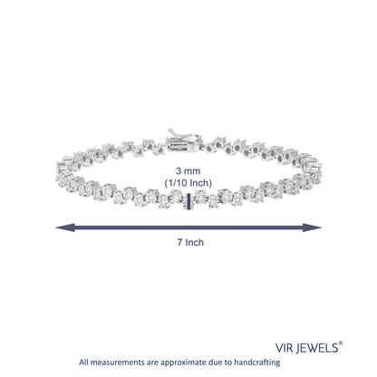 Round Diamond Tennis Bracelet