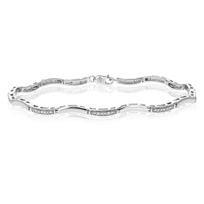 Wave Fashion Lab Diamond Bracelet