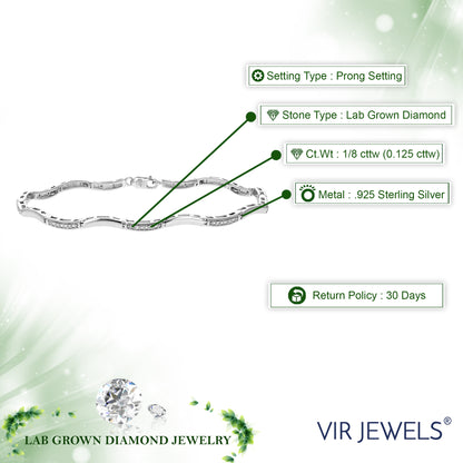 Wave Fashion Lab Diamond Bracelet