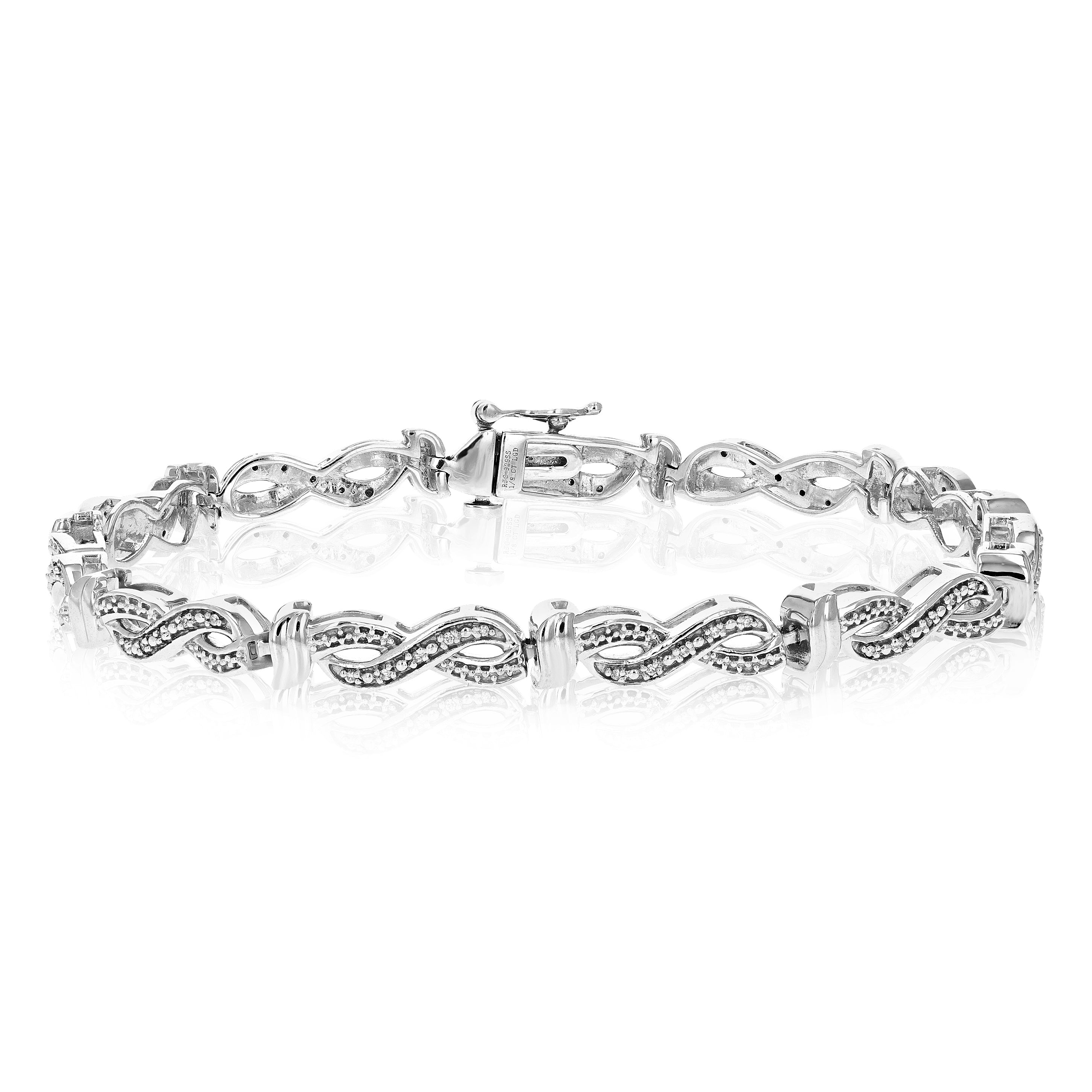 Infinity Chain Lab Diamond Bracelet