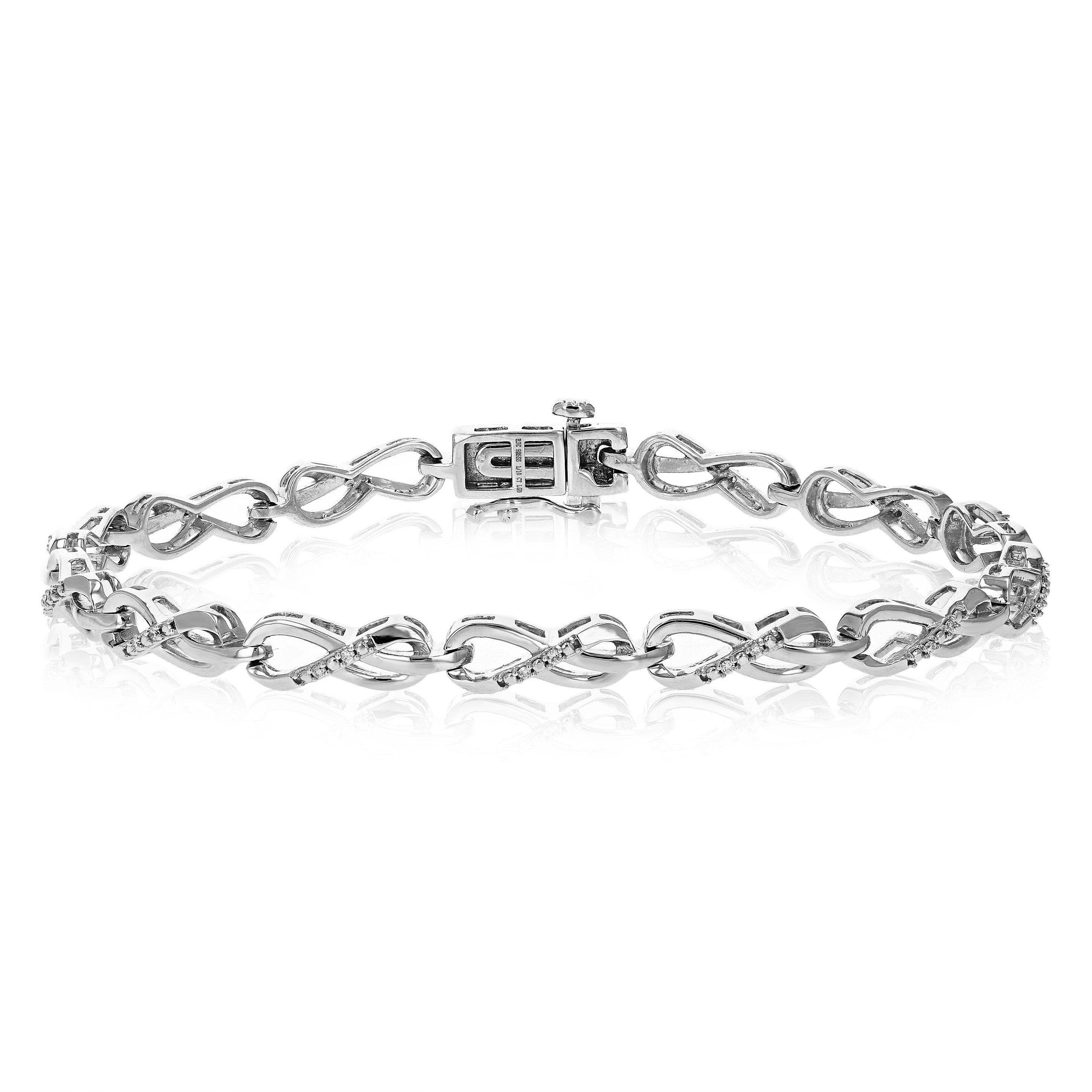 Infinity Chain Diamond Bracelet