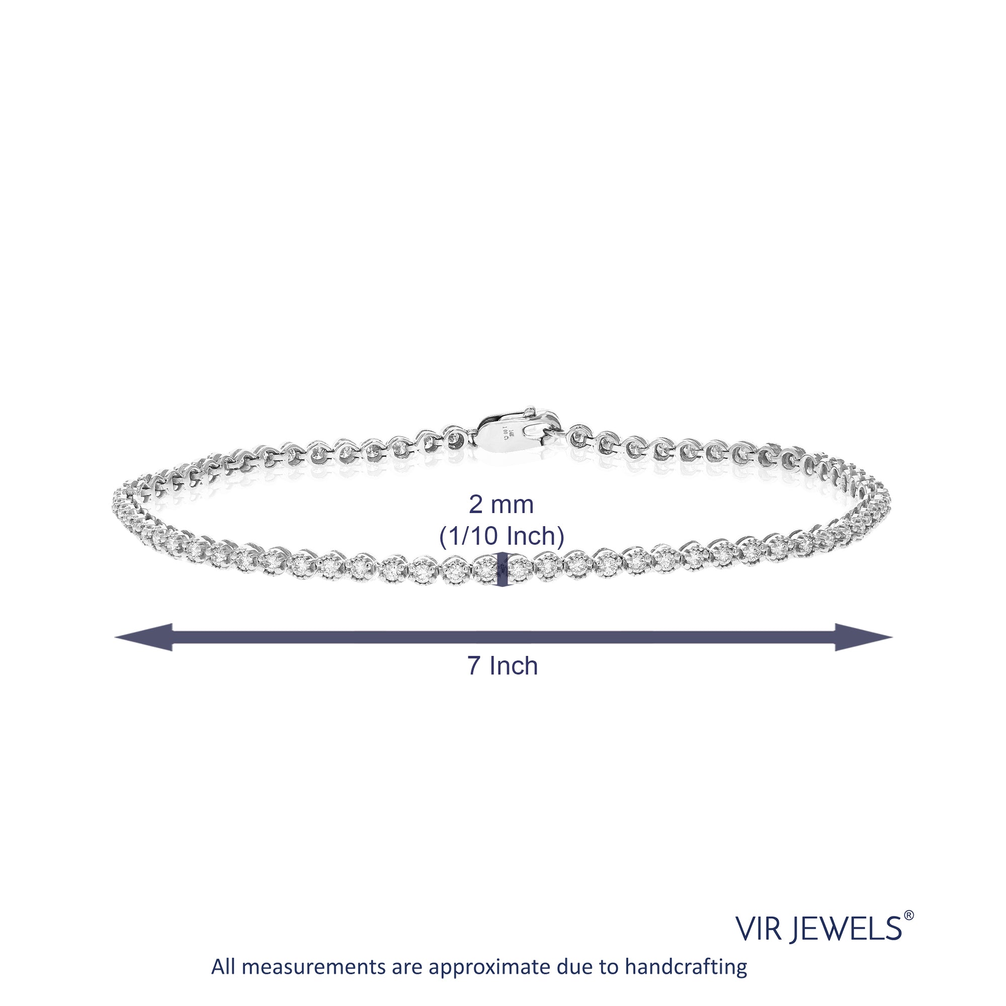 Small Diamond Tennis Bracelet