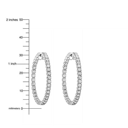 Inside Out Petite Diamond Hoop Earrings