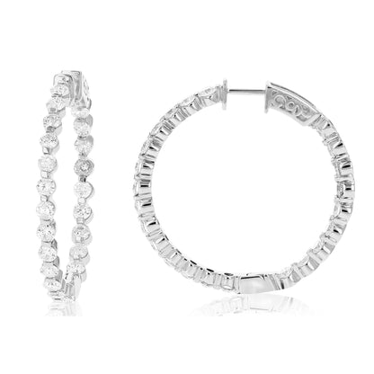 Connected Inside Out Hoop Earrings