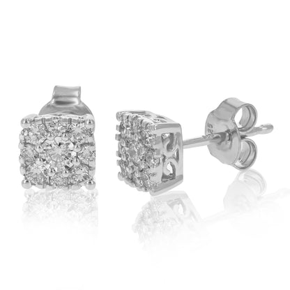 Princess Diamond Stud Earring