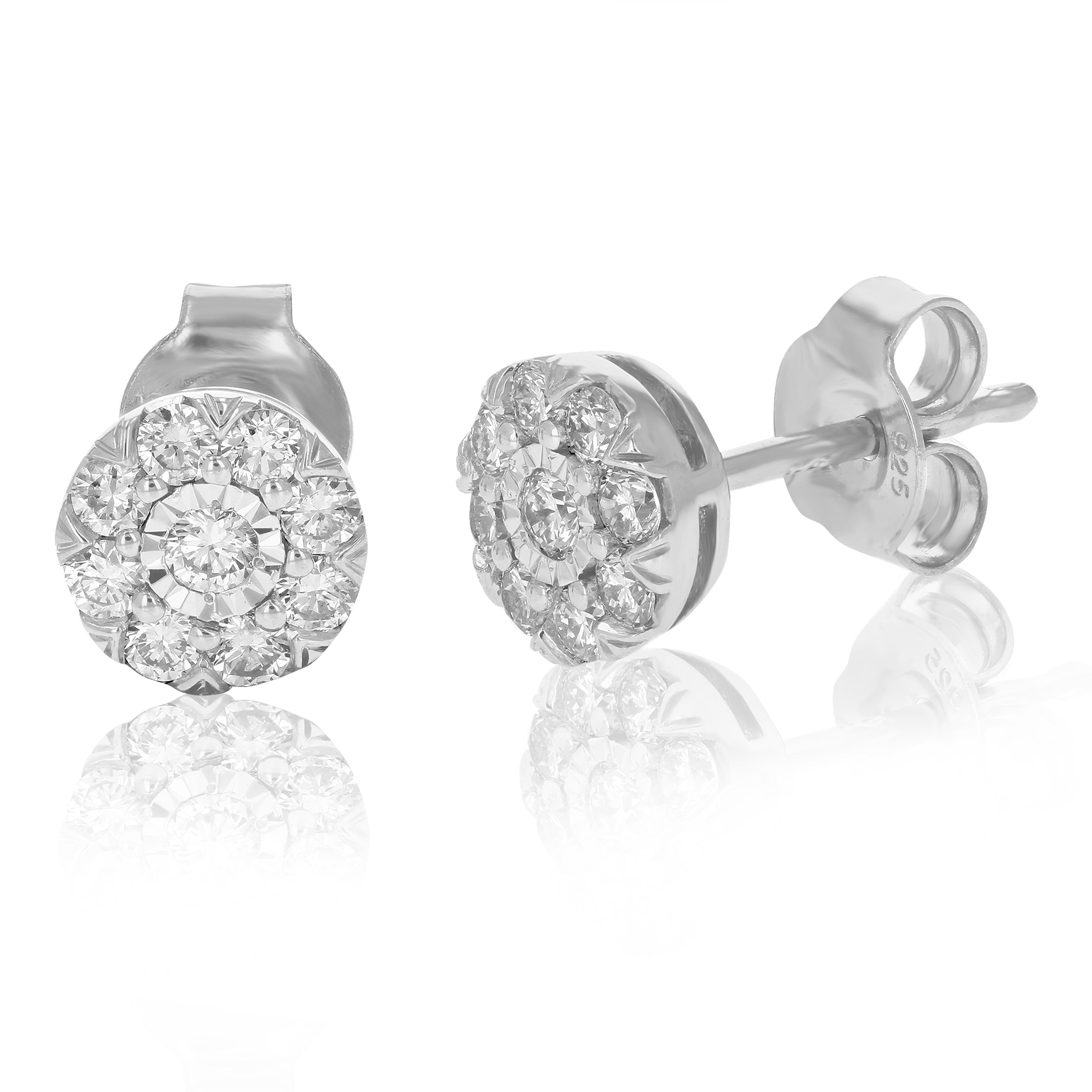 Chic Diamond Studs Earrings