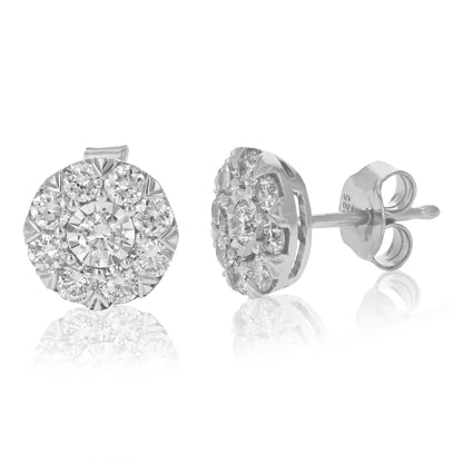 Prong Diamond Studs Earrings