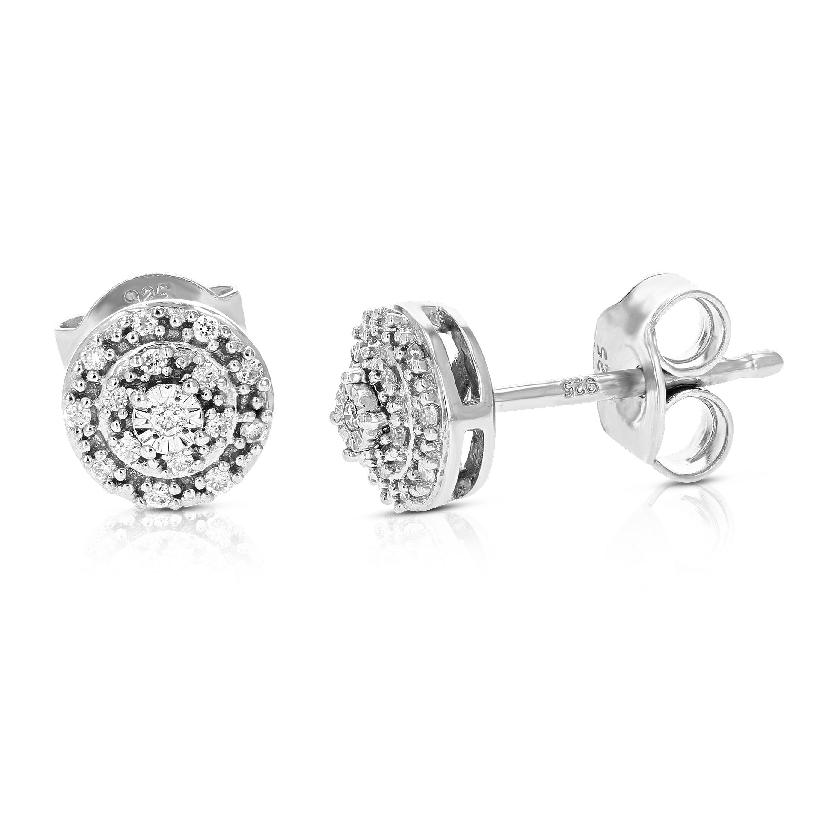 Composite Diamond Mystical Stud Earrings