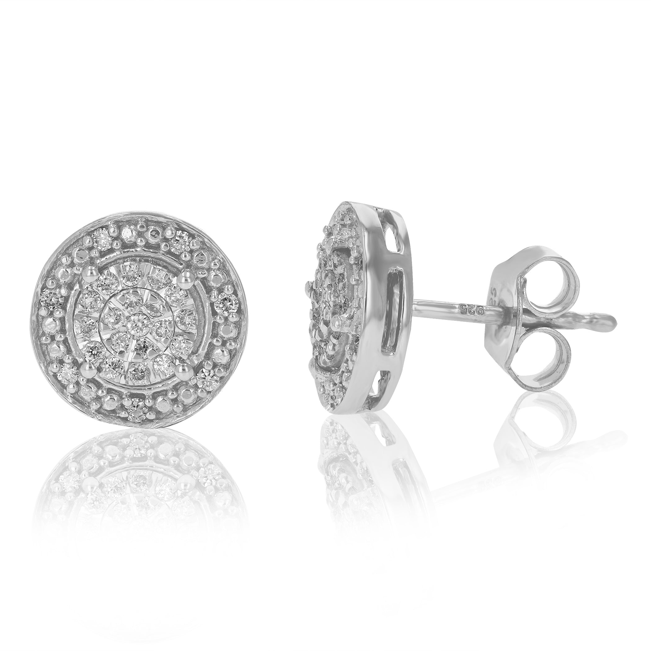 Prong Diamond Stud Earrings