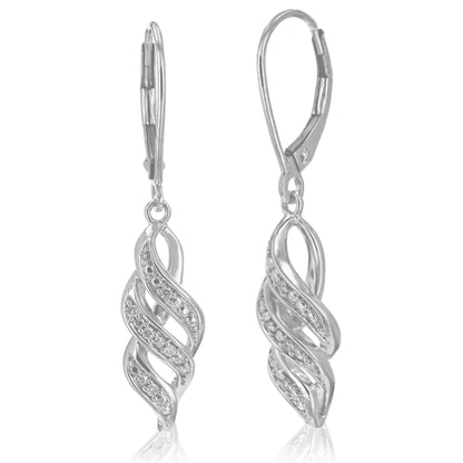 Swirl Drop Dangle Earrings