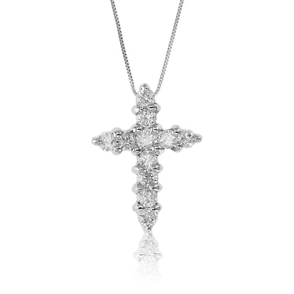 Diamond Cross Pendant Necklace