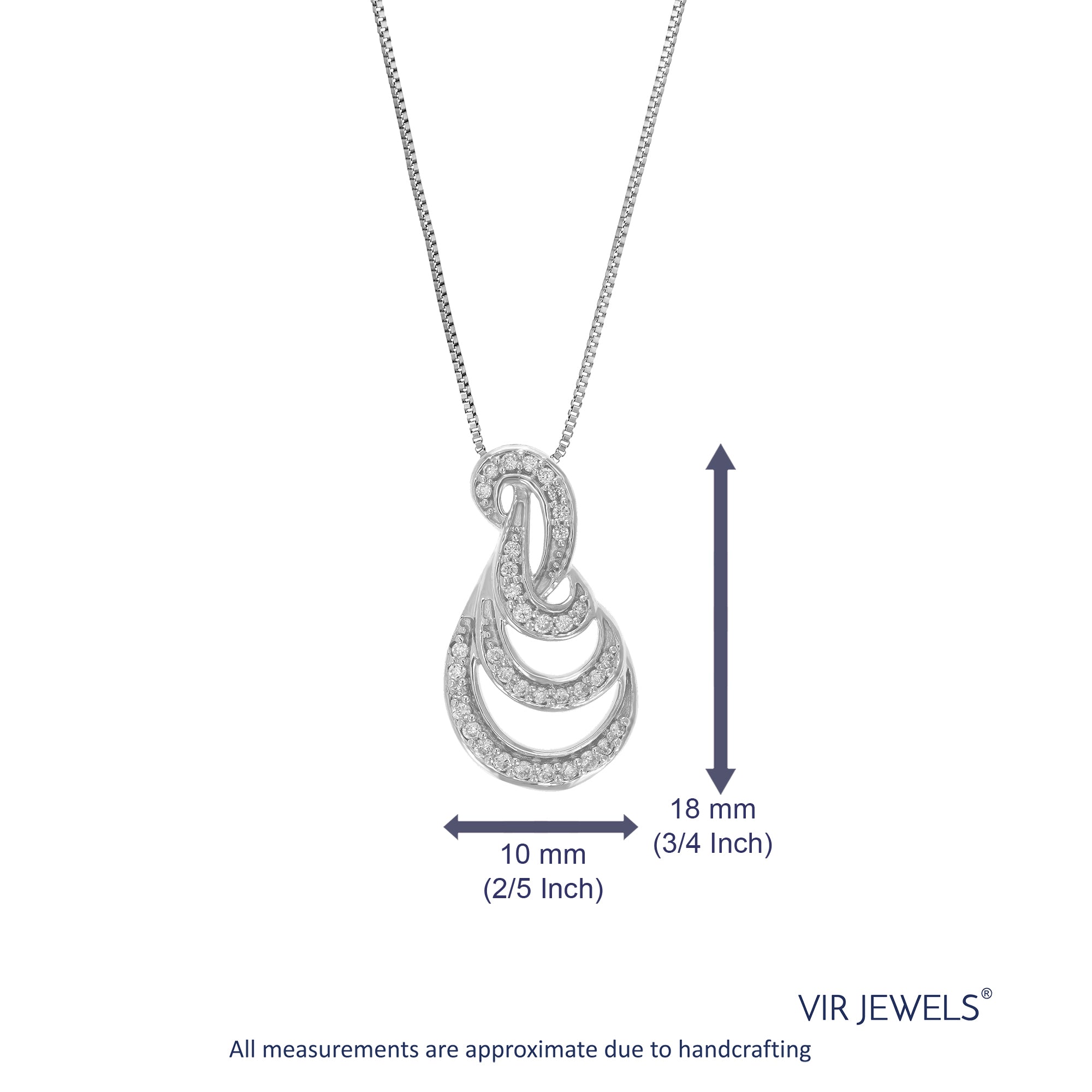 Fashion Diamond Pendant Necklace