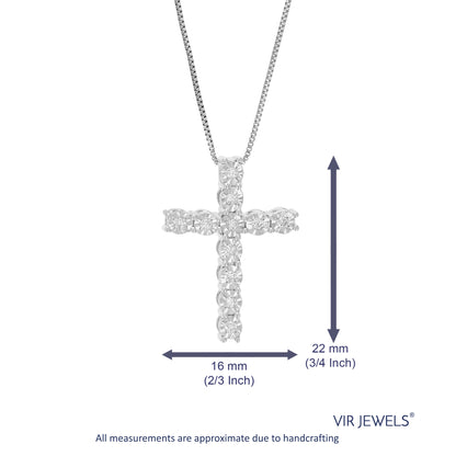 Cross Diamond Pendant Necklace