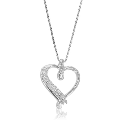 Heart Lab Diamond Pendant Necklace