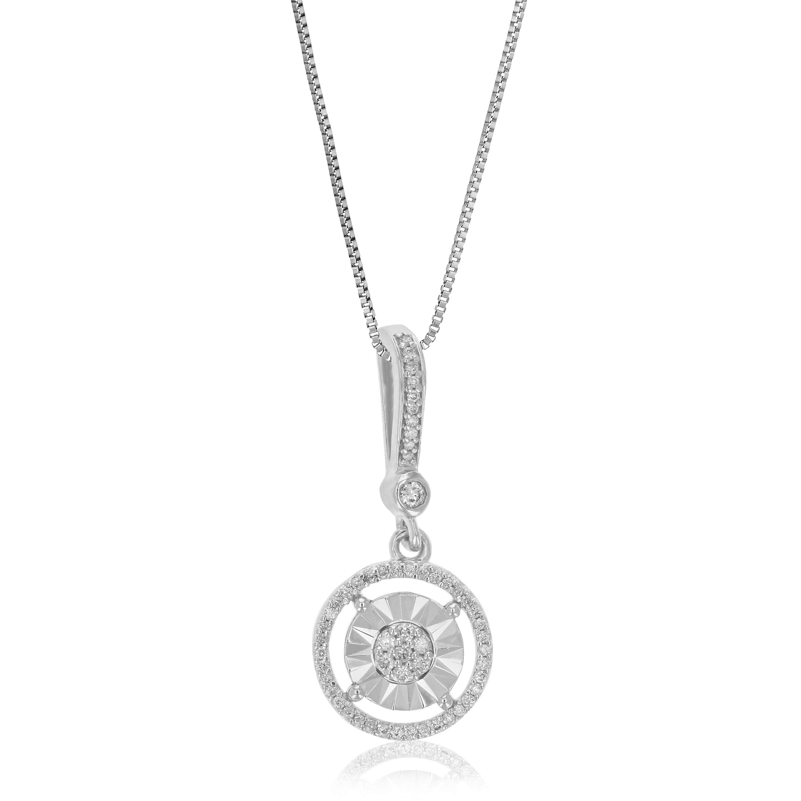 Fashion Lab Diamond Pendant Necklace