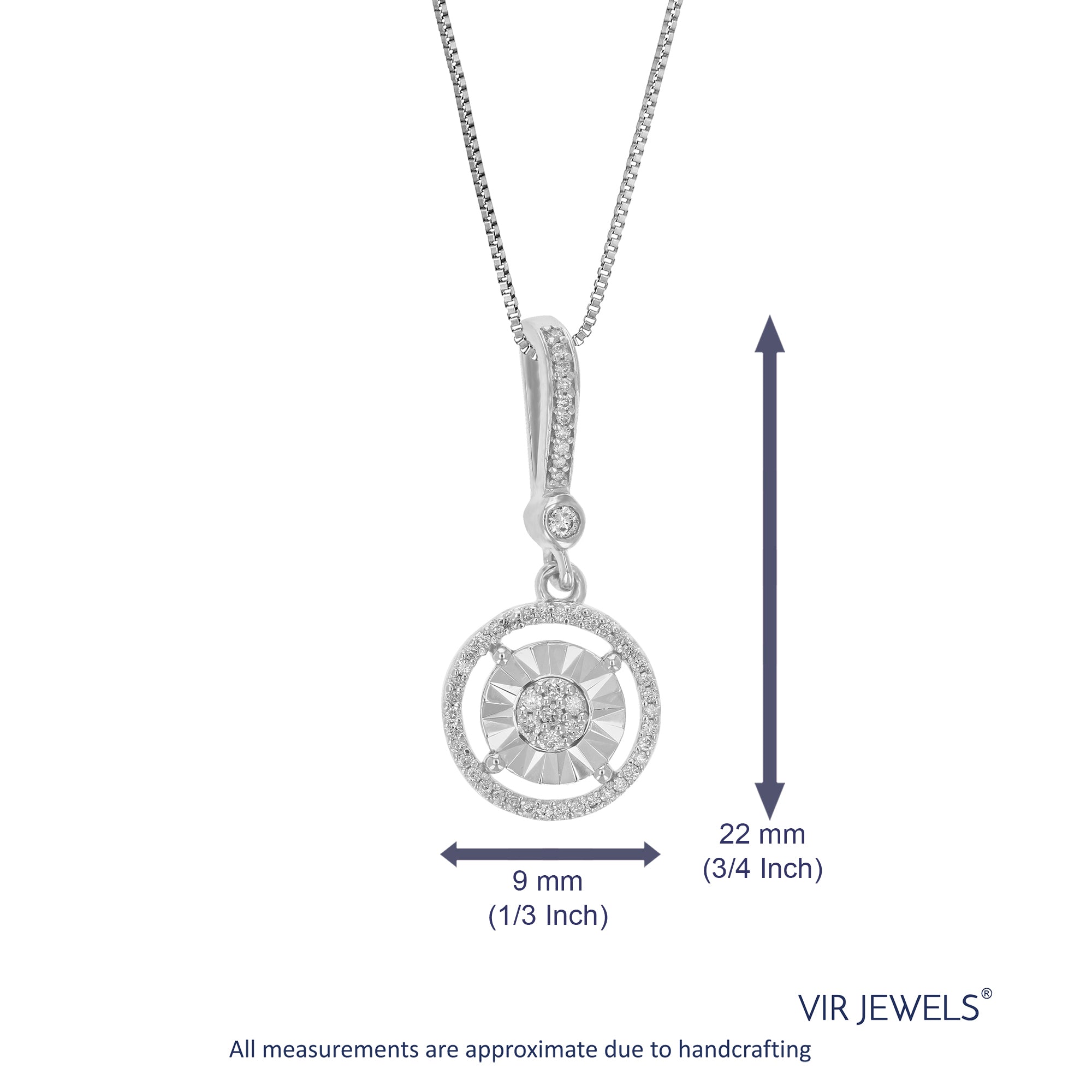 Fashion Lab Diamond Pendant Necklace