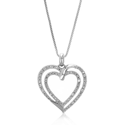 Heart Lab Diamond Pendant Necklace