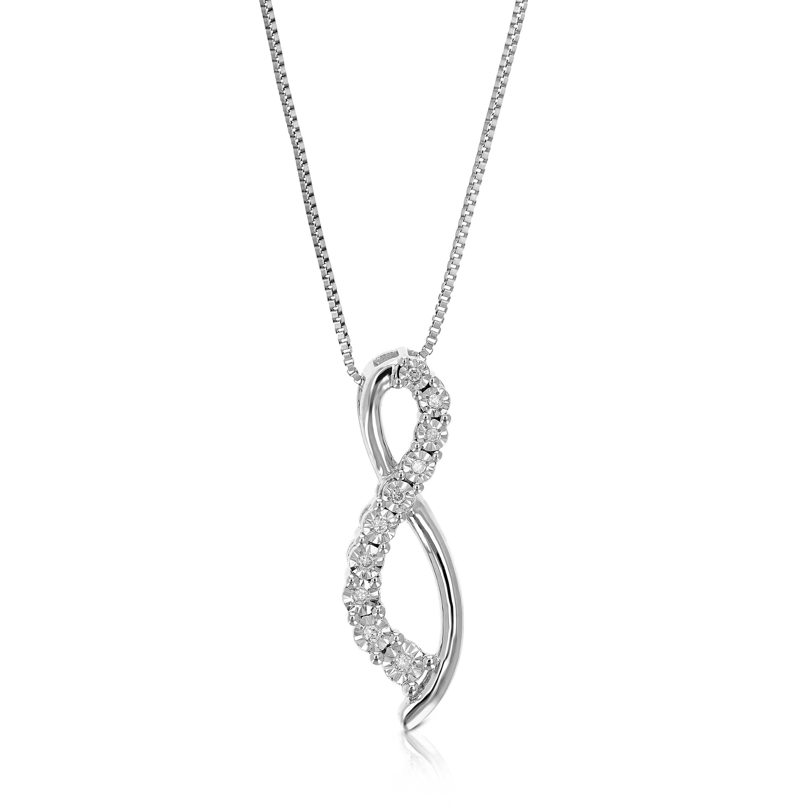 Infinity Lab Diamond Pendant Necklace