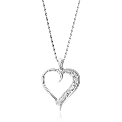 Heart Lab Diamond Pendant Necklace