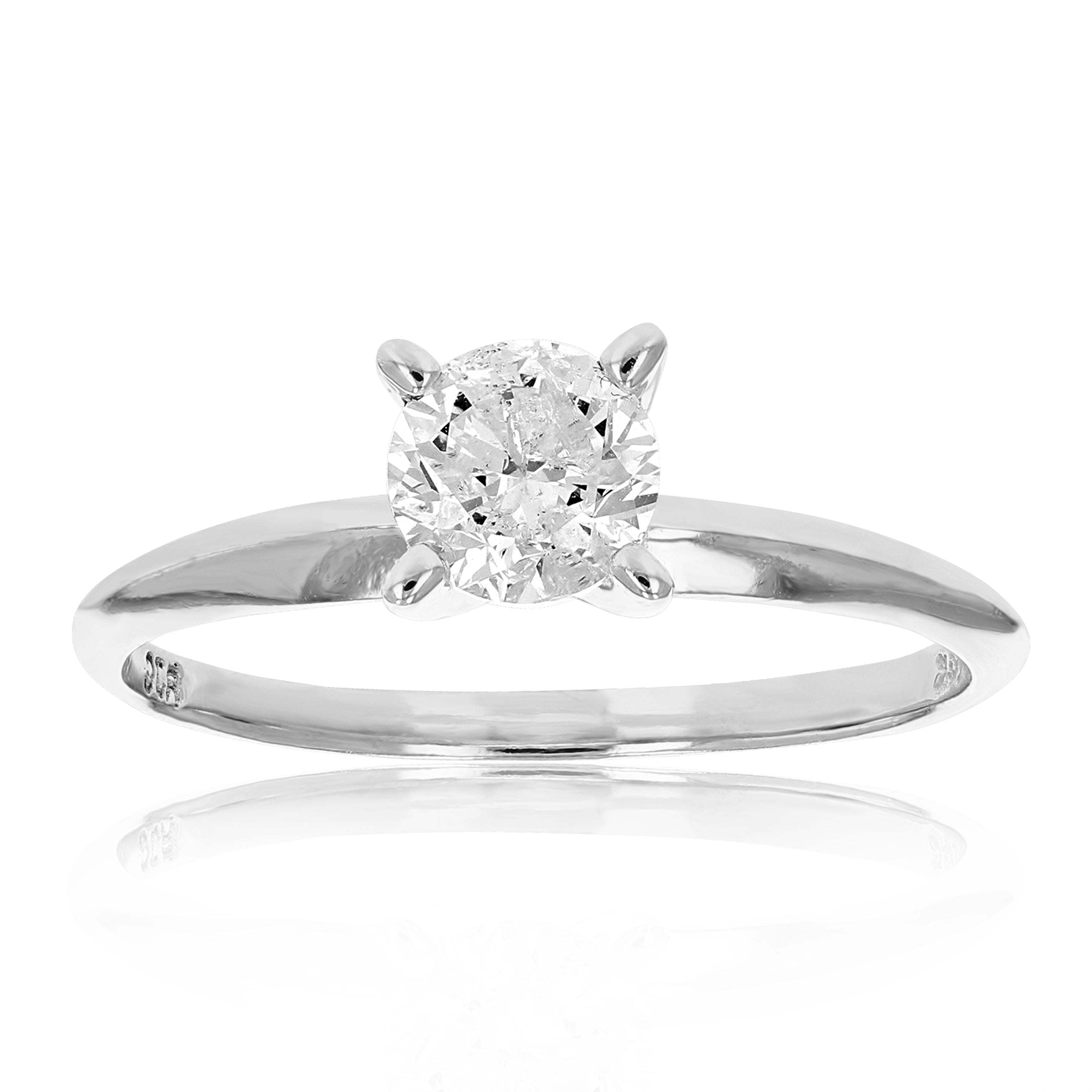 Solitaire Diamond Engagement Ring