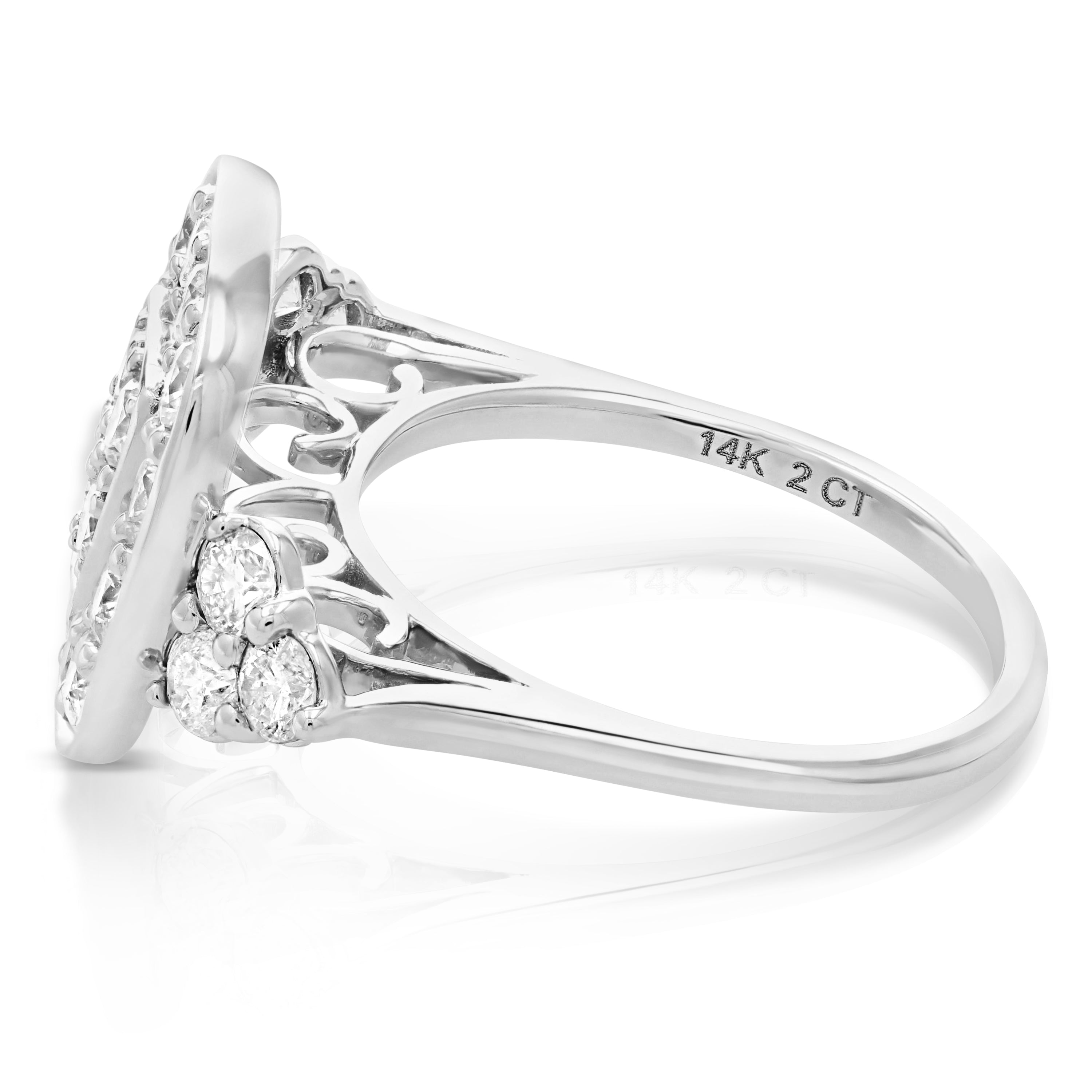 Cushion Composite Engagement Ring