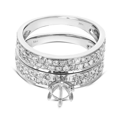 Semi Mount Bridal Ring Set