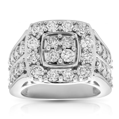 Cushion Composite Engagement Ring